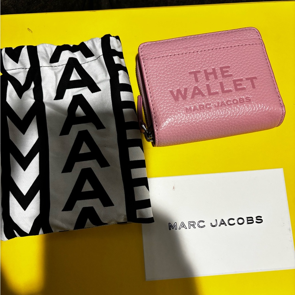 Marc Jacobs Pink Leather Wallet